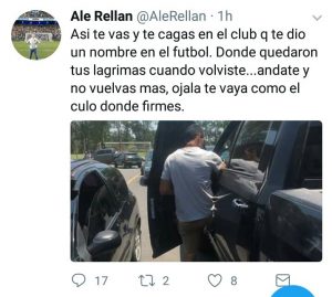 Tuit de Alejandro Rellano a Sand